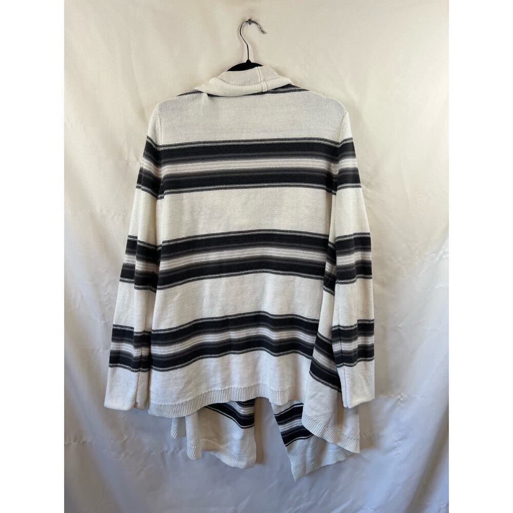 Old Navy White and Grey Open Front Cardigan Size XXL - Picture 2 of 5